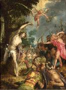 Hans von Aachen Martyrdom of Saint Sebastian France oil painting artist